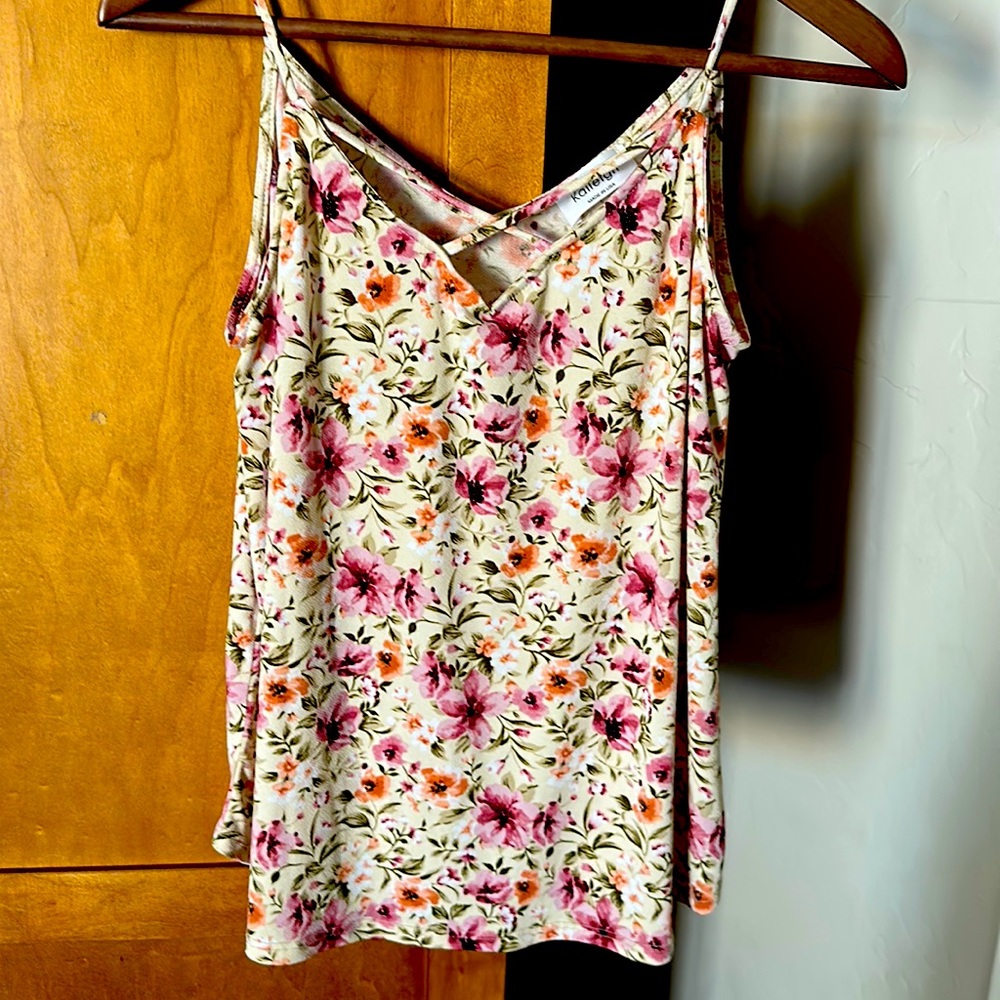 Floral tank top